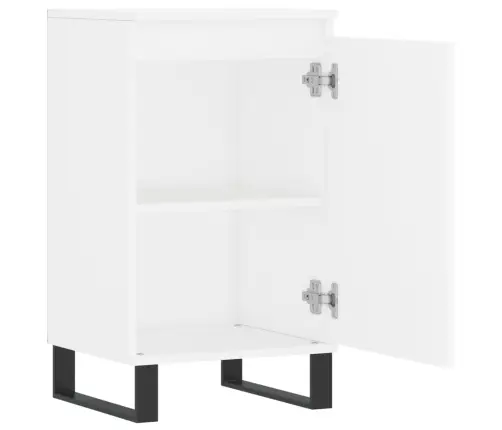 Kumode, Balta, 40X35X70 Cm, Inženierijas Koks Vidaxl