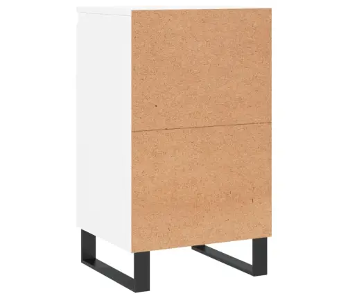 Kumodes, 2 Gab., Baltas, 40X35X70 Cm, Inženierijas Koks Vidaxl