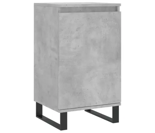 Kumodes, 2 Gab., Betona Pelēkas, 40X35X70 Cm, Inženierijas Koks Vidaxl