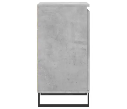 Kumodes, 2 Gab., Betona Pelēkas, 40X35X70 Cm, Inženierijas Koks Vidaxl