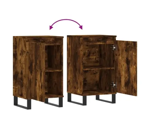 Kumode, Ozolkoka Krāsa, 40X35X70 Cm, Inženierijas Koks Vidaxl