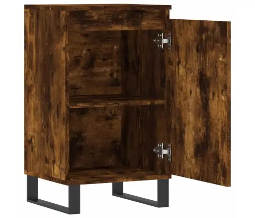 Šoninės Spintelės, 2Vnt., Dūminio Ąžuolo, 40X35X70cm Mediena