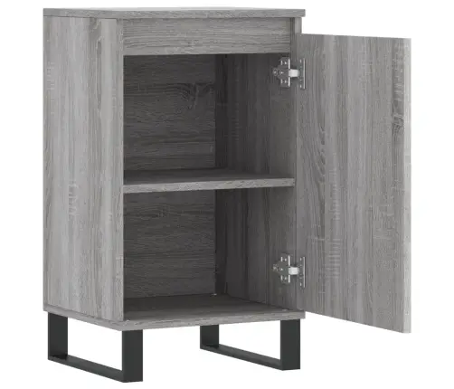 Kumode, Pelēka Ozolkoka, 40X35X70 Cm, Inženierijas Koks Vidaxl