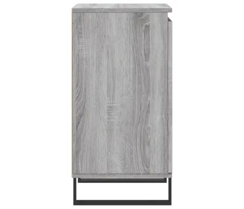 Kumode, Pelēka Ozolkoka, 40X35X70 Cm, Inženierijas Koks Vidaxl