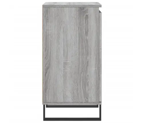 Šoninės Spintelės, 2Vnt., Pilkos Ąžuolo, 40X35X70cm Mediena