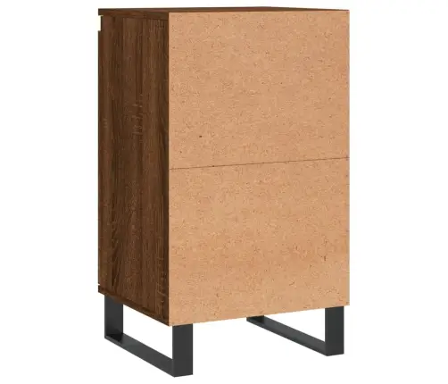 Kumodes, 2 Gab., Ozolkoka Krāsā, 40X35X70 Cm, Inženierijas Koks Vidaxl