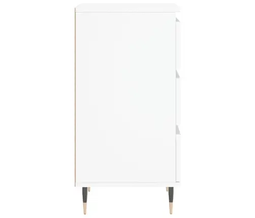 Šoninė Spintelė, Baltos Spalvos, 40X35X70cm Apdirbta Mediena