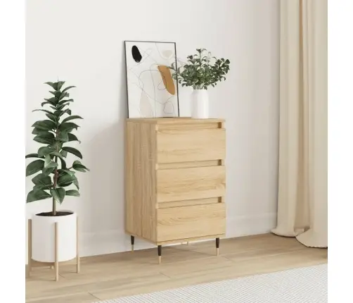 Kumode, Ozolkoka Krāsā, 40X35X70 Cm, Inženierijas Koks Vidaxl