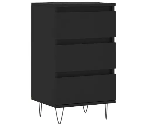 Kumode, Melna, 40X35X70 Cm, Inženierijas Koks, Melns Vidaxl Kumode, Melna, 40X35X70 Cm, Inženierijas Koks, Melns Vidaxl