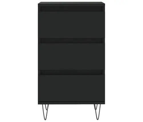 Kumode, Melna, 40X35X70 Cm, Inženierijas Koks, Melns Vidaxl Kumode, Melna, 40X35X70 Cm, Inženierijas Koks, Melns Vidaxl