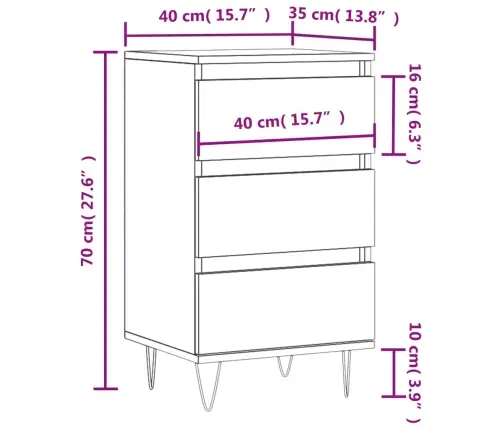 Kumode, Melna, 40X35X70 Cm, Inženierijas Koks, Melns Vidaxl Kumode, Melna, 40X35X70 Cm, Inženierijas Koks, Melns Vidaxl
