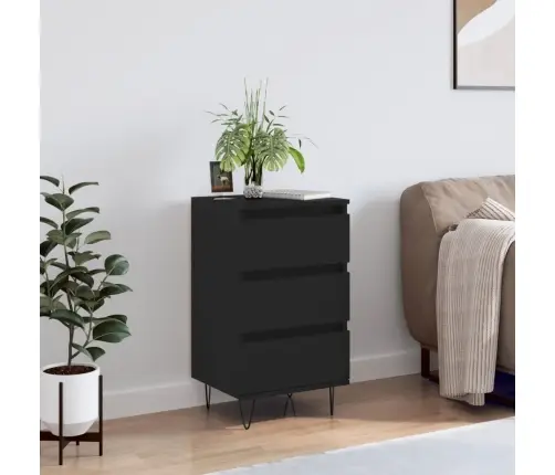 Kumode, Melna, 40X35X70 Cm, Inženierijas Koks, Melns Vidaxl Kumode, Melna, 40X35X70 Cm, Inženierijas Koks, Melns Vidaxl