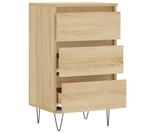 Šoninė Spintelė, Sonoma Ąžuolo, 40X35X70cm Apdirbta Mediena