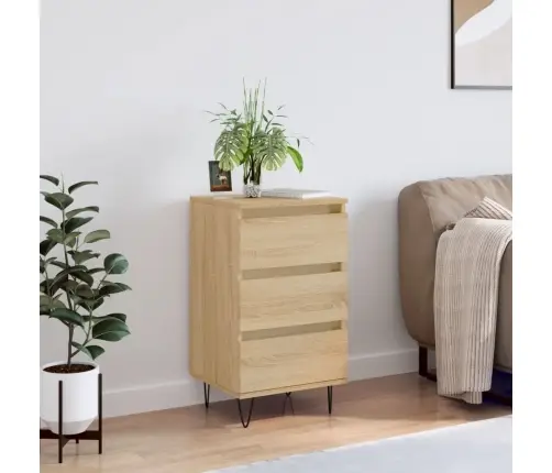 Šoninė Spintelė, Sonoma Ąžuolo, 40X35X70cm Apdirbta Mediena