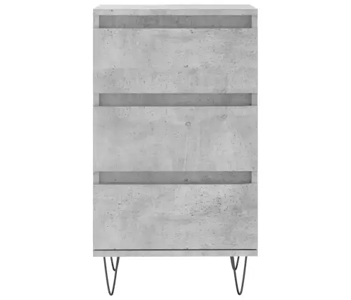 Plaukts, Betona Pelēks, 40X35X70 Cm, Inženierijas Koks Vidaxl