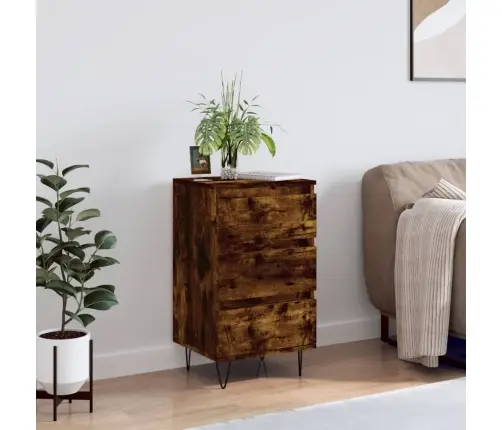 Kumode, Ozolkoka Krāsa, 40X35X70 Cm, Inženierijas Koks Vidaxl