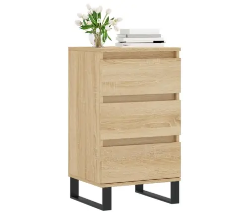 Šoninė Spintelė, Sonoma Ąžuolo, 40X35X70cm Apdirbta Mediena