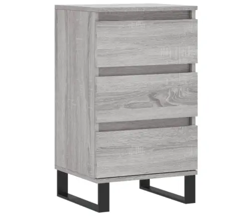 Kumode, Pelēka Ozolkoka, 40X35X70 Cm, Inženierijas Koks Vidaxl