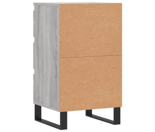 Kumode, Pelēka Ozolkoka, 40X35X70 Cm, Inženierijas Koks Vidaxl