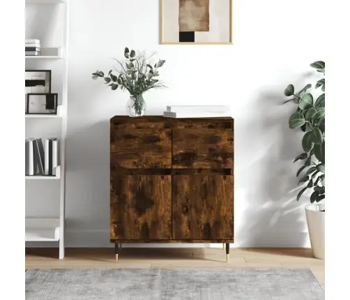 Kumode, Ozolkoka Krāsa, 60X35X70 Cm, Inženierijas Koks Vidaxl