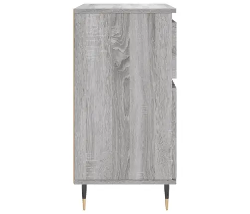 Šoninė Spintelė, Pilka Ąžuolo, 60X35X70cm Apdirbta Mediena