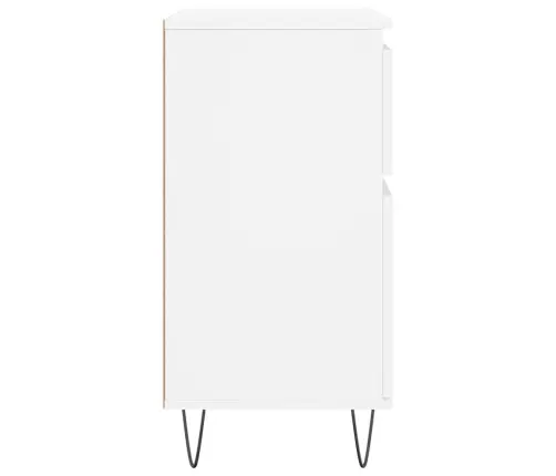 Šoninė Spintelė, Baltos Spalvos, 60X35X70cm Apdirbta Mediena