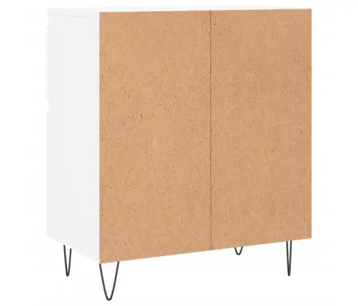 Šoninė Spintelė, Baltos Spalvos, 60X35X70cm Apdirbta Mediena