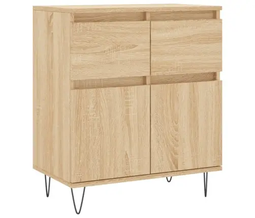 Šoninė Spintelė, Sonoma Ąžuolo, 60X35X70cm Apdirbta Mediena