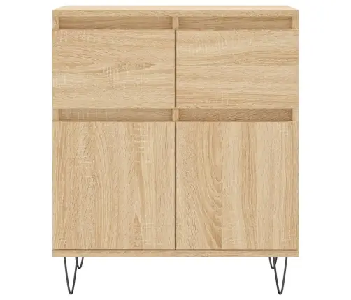 Šoninė Spintelė, Sonoma Ąžuolo, 60X35X70cm Apdirbta Mediena