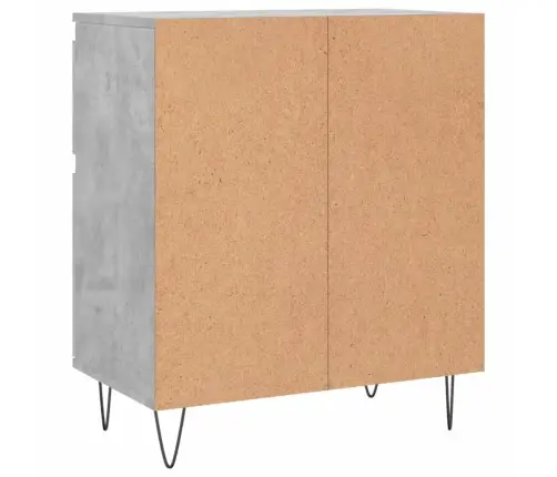 Plaukts, Betona Pelēks, 60X35X70 Cm, Inženierijas Koks Vidaxl