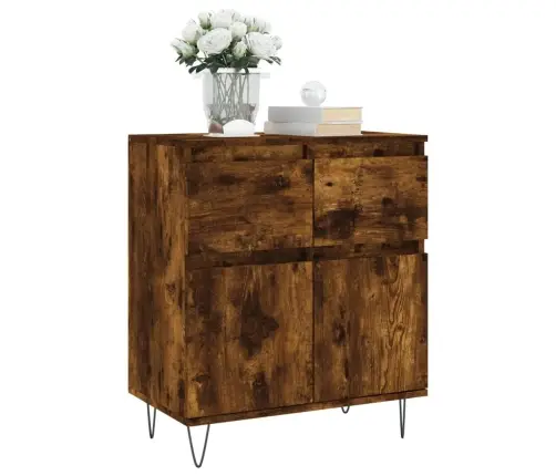 Kumode, Ozolkoka Krāsa, 60X35X70 Cm, Inženierijas Koks Vidaxl