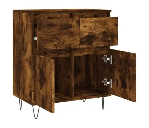 Kumode, Ozolkoka Krāsa, 60X35X70 Cm, Inženierijas Koks Vidaxl