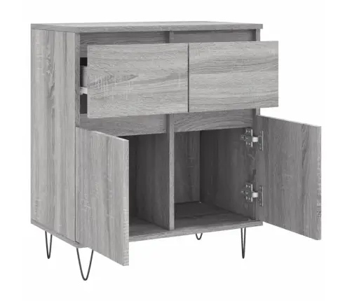 Puhvetkapp, Hall Sonoma Tamm, 60X35X70 cm Tehispuit