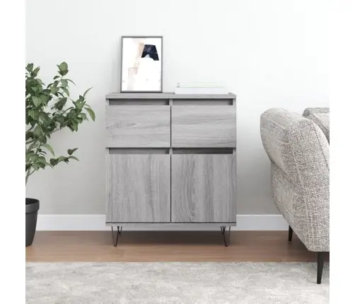 Puhvetkapp, Hall Sonoma Tamm, 60X35X70 cm Tehispuit