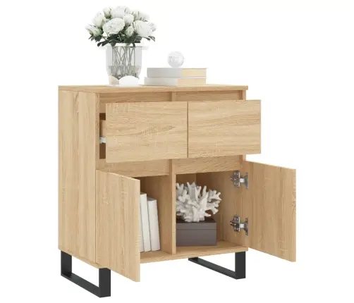 Kumode, Ozolkoka Krāsā, 60X35X70 Cm, Inženierijas Koks Vidaxl