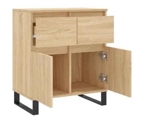 Kumode, Ozolkoka Krāsā, 60X35X70 Cm, Inženierijas Koks Vidaxl