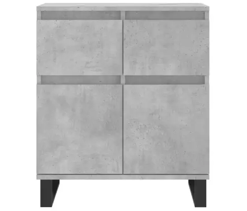 Plaukts, Betona Pelēks, 60X35X70 Cm, Inženierijas Koks Vidaxl