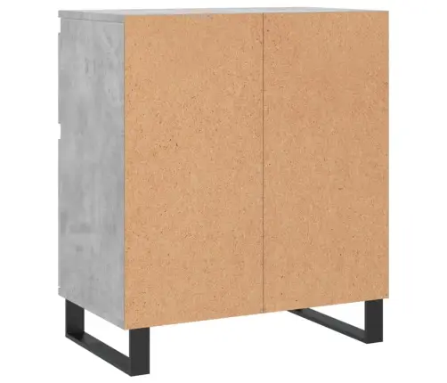 Plaukts, Betona Pelēks, 60X35X70 Cm, Inženierijas Koks Vidaxl