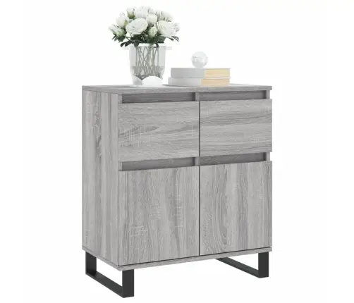 Kumode, Pelēka Ozolkoka, 60X35X70 Cm, Inženierijas Koks Vidaxl Kumode, Pelēka Ozolkoka, 60X35X70 Cm, Inženierijas Koks Vidaxl