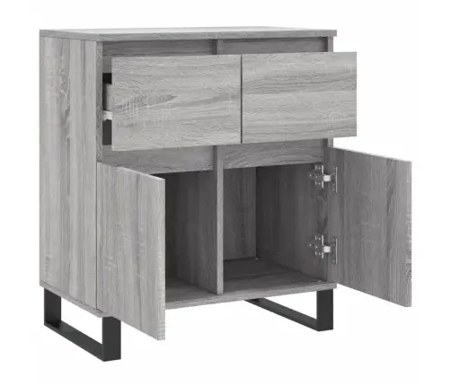 Kumode, Pelēka Ozolkoka, 60X35X70 Cm, Inženierijas Koks Vidaxl Kumode, Pelēka Ozolkoka, 60X35X70 Cm, Inženierijas Koks Vidaxl