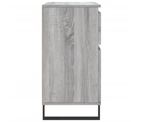 Kumode, Pelēka Ozolkoka, 60X35X70 Cm, Inženierijas Koks Vidaxl Kumode, Pelēka Ozolkoka, 60X35X70 Cm, Inženierijas Koks Vidaxl