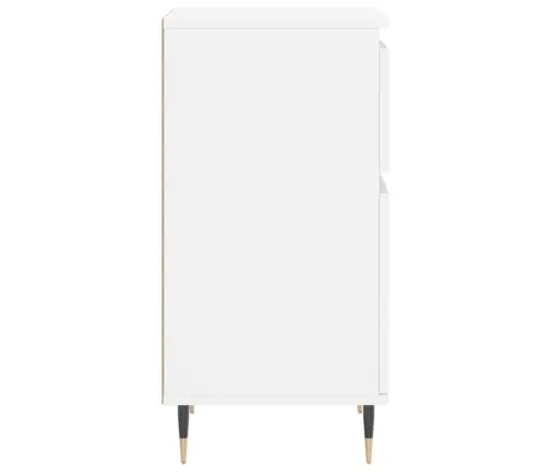 Kumodes, 2 Gab., Baltas, 40X35X70 Cm, Inženierijas Koks Vidaxl