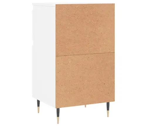 Kumodes, 2 Gab., Baltas, 40X35X70 Cm, Inženierijas Koks Vidaxl