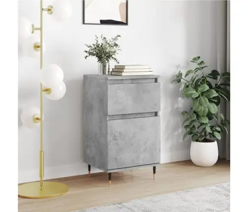 Puhvetkapp, Betoonhall, 40 X 35 X 70 cm Tehispuit