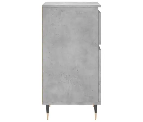 Šoninės Spintelės, 2Vnt., Betono Pilkos, 40X35X70cm Mediena