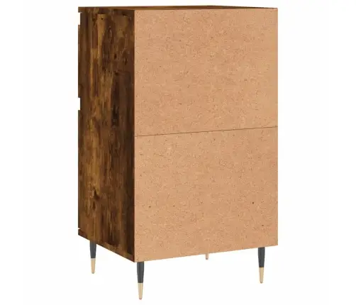 Puhvetkapid 2 Tk, Suitsutatud Tamm, 40 X 35 X 70 cm Tehispuit