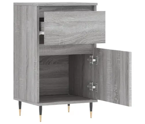 Puhvetkapid 2 Tk, Hall Sonoma Tamm, 40 X 35 X 70 cm Tehispuit