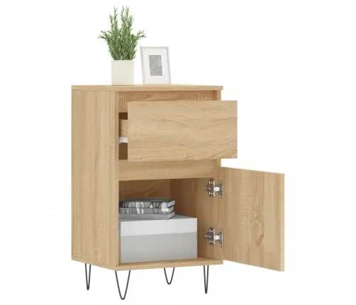 Kumode, Ozolkoka Krāsā, 40X35X70 Cm, Inženierijas Koks Vidaxl