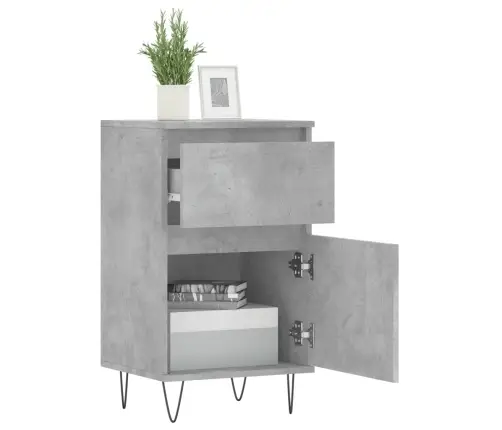 Puhvetkapp, Betoonhall, 40 X 35 X 70 cm Tehispuit