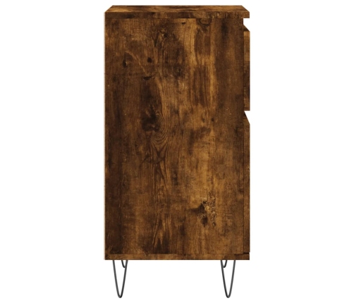 Puhvetkapid 2 Tk, Suitsutatud Tamm, 40 X 35 X 70 cm Tehispuit